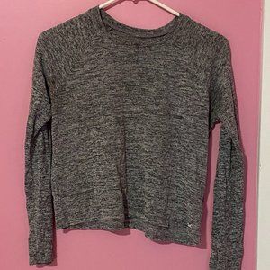 Grey long sleeve shirt